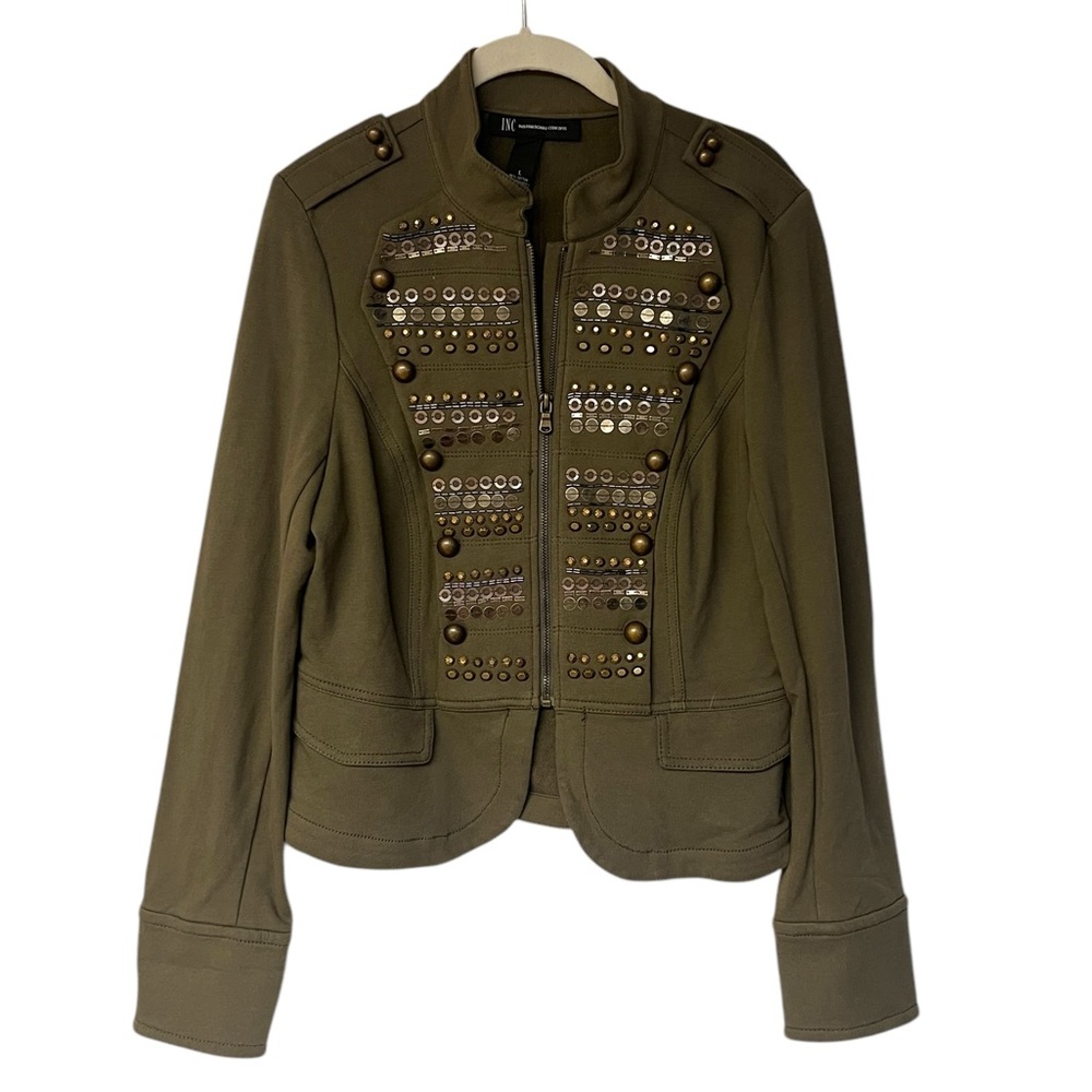 NWT INC Fatigue Green Utility Chic JACKET